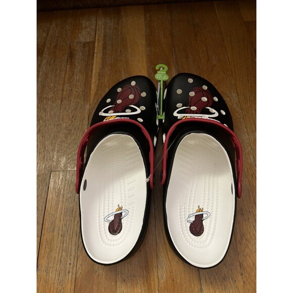 Crocs NBA Miami Heat Classic Clogs Men's Size - Picture 4 of 7